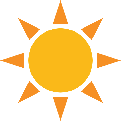 in favor of sunshine icon