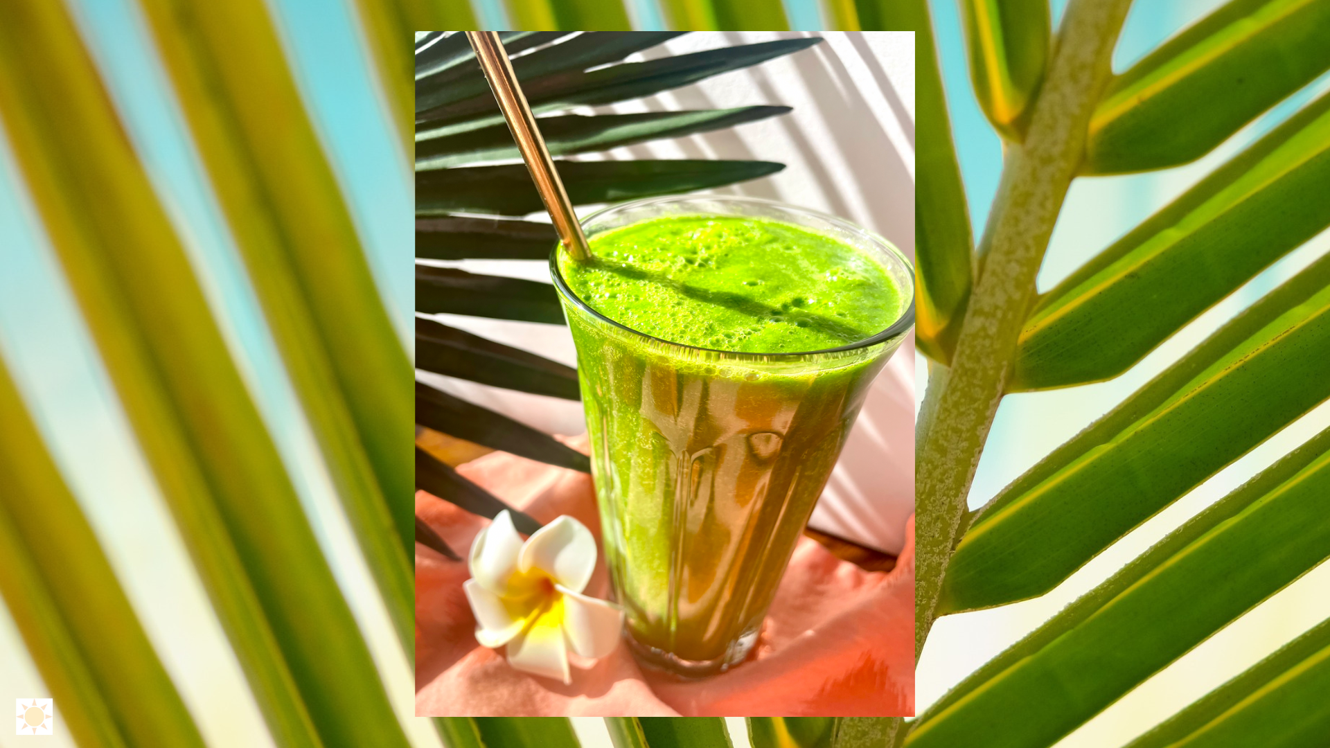 A Tropical and Healthy Green Smoothie Recipe